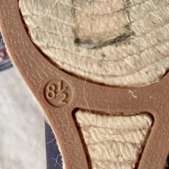 J. CREW FACTORY | Seville Canvas Espadrille Wedge in Dark Navy, Size 8.5 - Picture 7 of 10